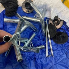 Шатёр туристический 1628D с москитной сеткой и юбкой, усиленный каркас, 2 входа