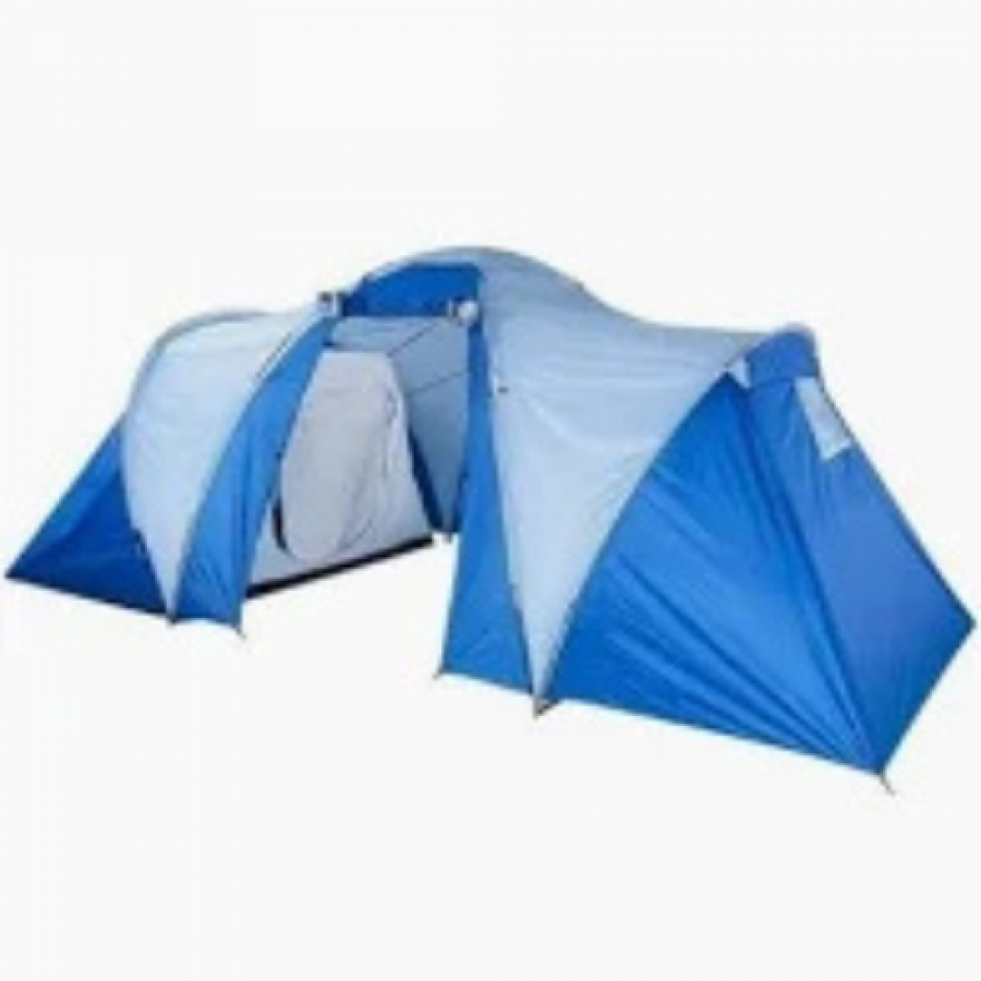 Палатка туристическая 2788 двухслойная, 4-местная, с тамбуром и москитной сеткой, 450×220×180 см