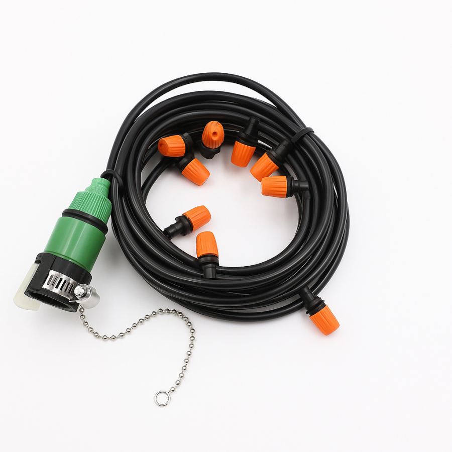 Автоматична система крапельного поливу MUCIAKIE 10 м з насадками «туман» для саду та городу