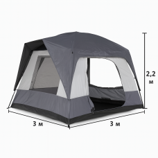 Палатка-шатер Lanyu 1918 с дном 3x3x2.2 м – беседка летняя кемпинговая