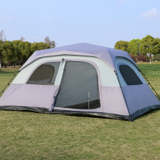 Палатка туристическая 8-местная Lanyu 49 (390×270×210 см) влагостойкая, дуги фибергласс
