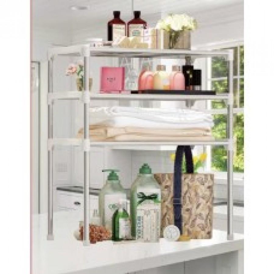 Кухонний стелаж для мікрохвильової печі 3-х ярусний багаторівневий органайзер для зберігання