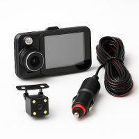 Автомобильный видеорегистратор 4" 1080P FHD с 3 камерами и задним обзором 170°