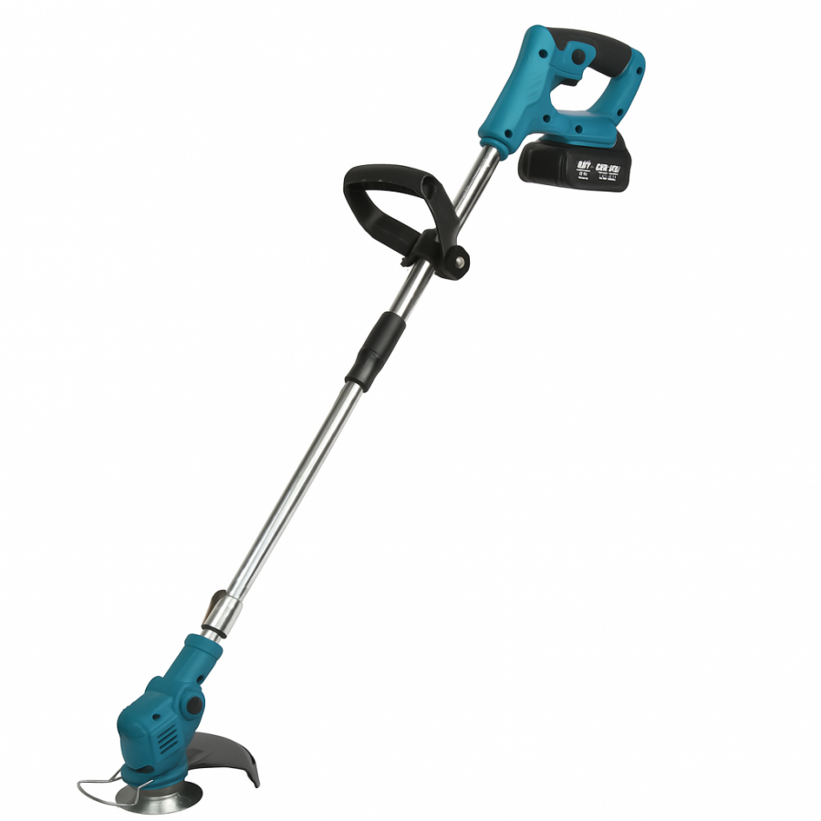 Садовый аккумуляторный триммер LY-742, 48V, 2 аккумулятора, 3 насадки