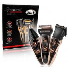 Чоловічий тример Geemy GM-595 3 в 1: для бороди, вусів та стрижки 