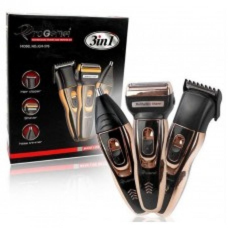 Мужской триммер Geemy GM-595 3 в 1: для бороды, усов и стрижки