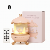 Детский ночник-проектор Projector 206 с Bluetooth и 12 слайдами, USB