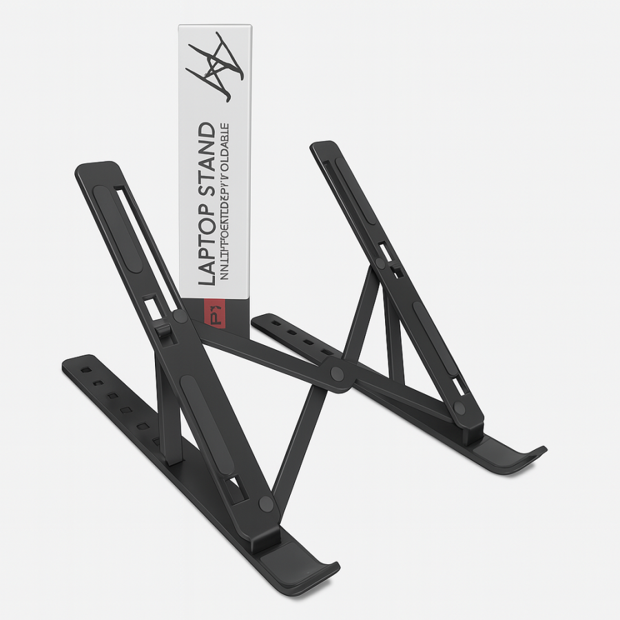 Складна підставка для ноутбука та планшета P1, 23×15×16 см, багаторівневе регулювання