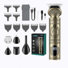Машинка для стрижки VGR V-106 6 в 1 - професійний набір для чоловіків 