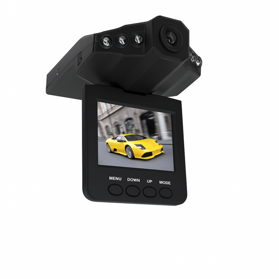 Автомобільний відеореєстратор DVR 198 з поворотною камерою та екраном 2.5”