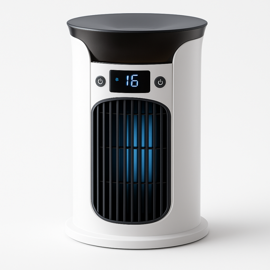 Міні кондиціонер-зволожувач Spray Air Cooler LY-940 - настільний вентилятор з холодним туманом