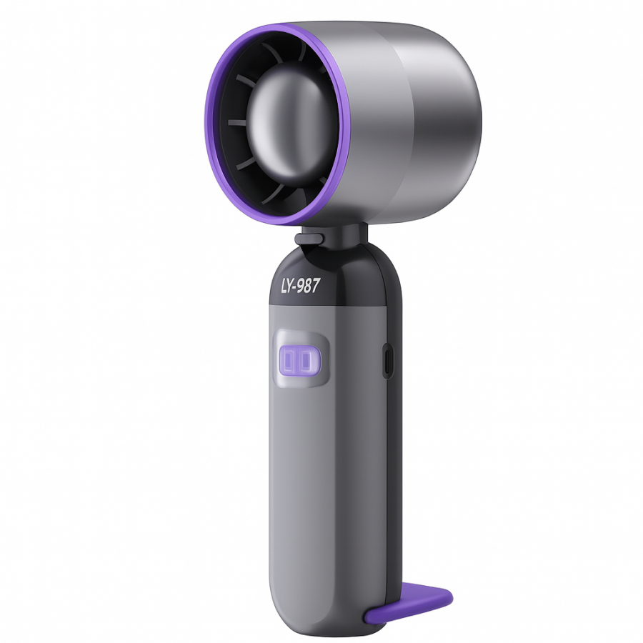 Ручний вентилятор 2025 Handheld Fan LY-937 - портативний міні-вентилятор з безлопатевим дизайном