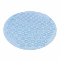 Коврик для душа массажный круглый Massage Foot Rad — антискользящий с щётками для стоп