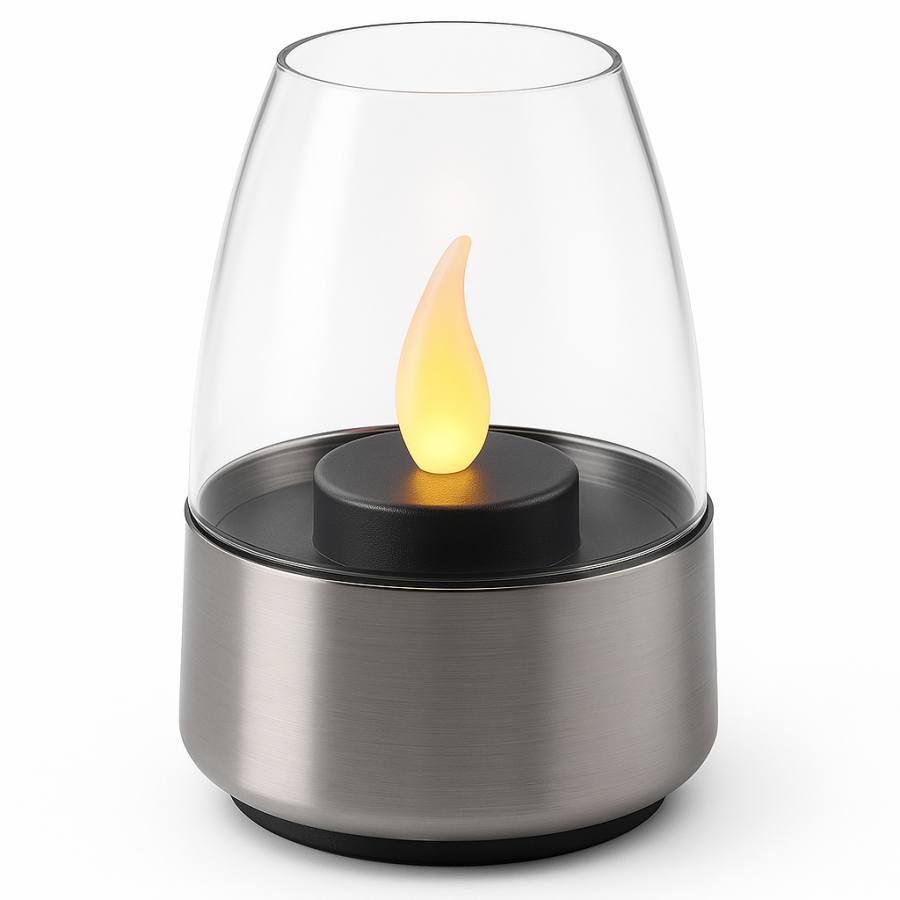 Набір декоративних LED-свічок SL-060 (6 шт) — вуличні та кімнатні світильники з ефектом полум'я.