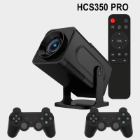 Смарт-проектор HCS350 PRO HA-196 — домашний кинотеатр и игровая консоль 2в1 с пультом и геймпадами