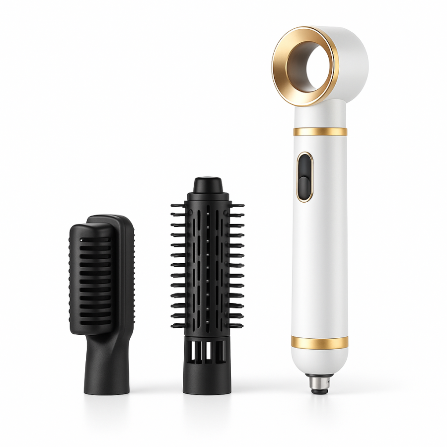 Фен 3-в-1 для сушіння та завивки волосся з насадками LY-945 (швидке укладання)