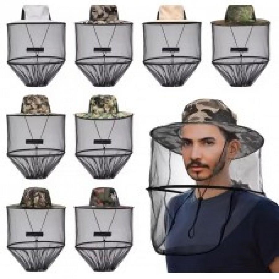 Капелюх від комарів з антимоскітною сіткою CAP — захист від комах