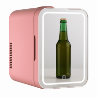 Автохолодильник із дзеркалом Car Refrigerator 6L – портативний міні-холодильник