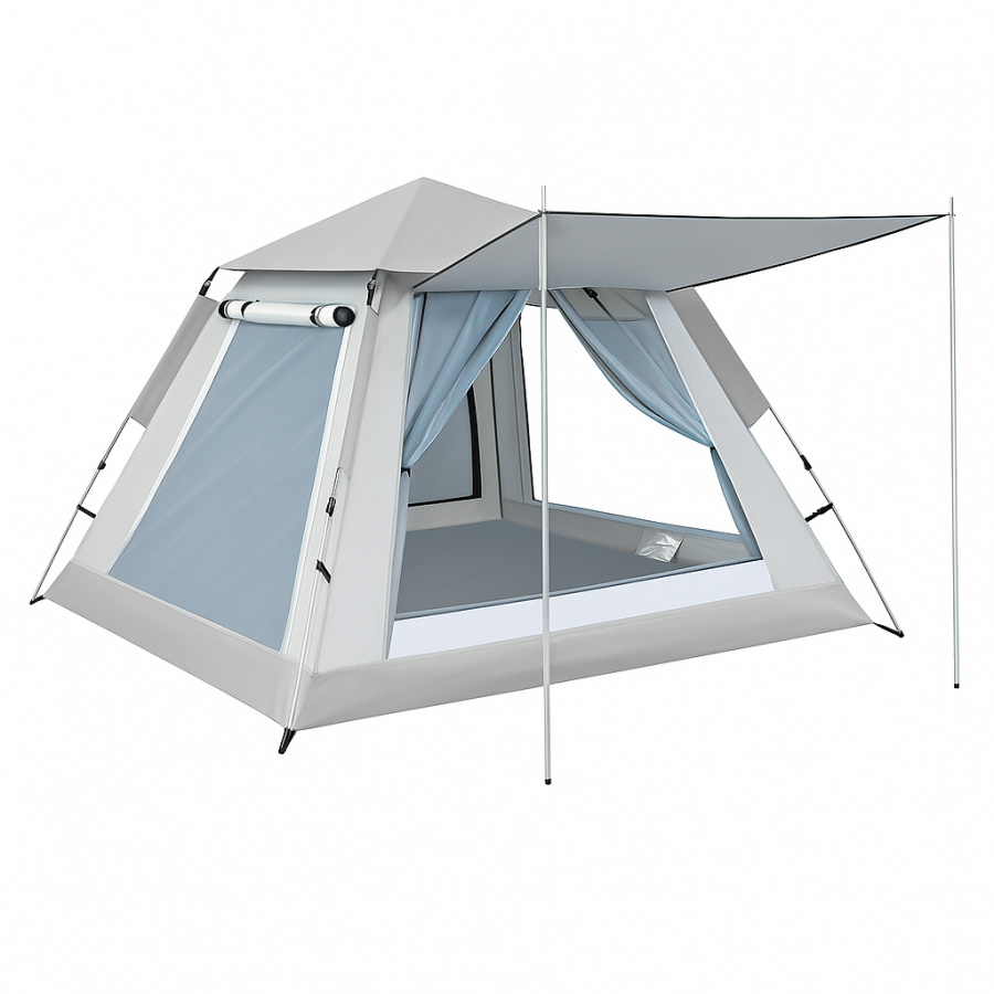 Палатка туристическая 3-местная 2217 с москитной сеткой 220×220×170 см