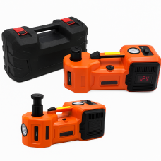Електродомкрат 12V 3.5 тонни з компресором та ліхтарем ZSY01-X (набір 3 в 1) 
