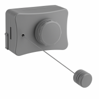 Выдвижная настенная сушилка для одежды Compact Clothesline (серый, 4.2 м)