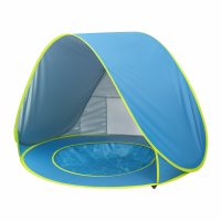 Детская палатка с бассейном автоматическая 79×117×70 см (складная, с защитой от солнца)