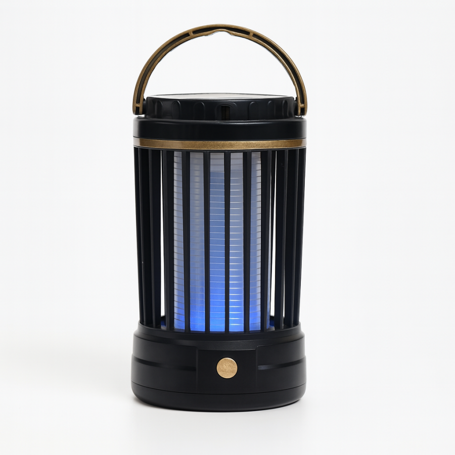 Электрическая лампа от комаров с УФ-светом, Mosquito Killer, портативная, чёрная