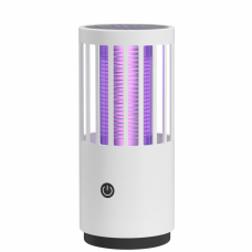 Електрична лампа від комарів з УФ-світлом, пастка-вбивця комах, біла, USB 