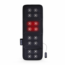 Електронний масажний матрац з підігрівом, вібраційний масаж, 10 зон, пульт дистанційного керування