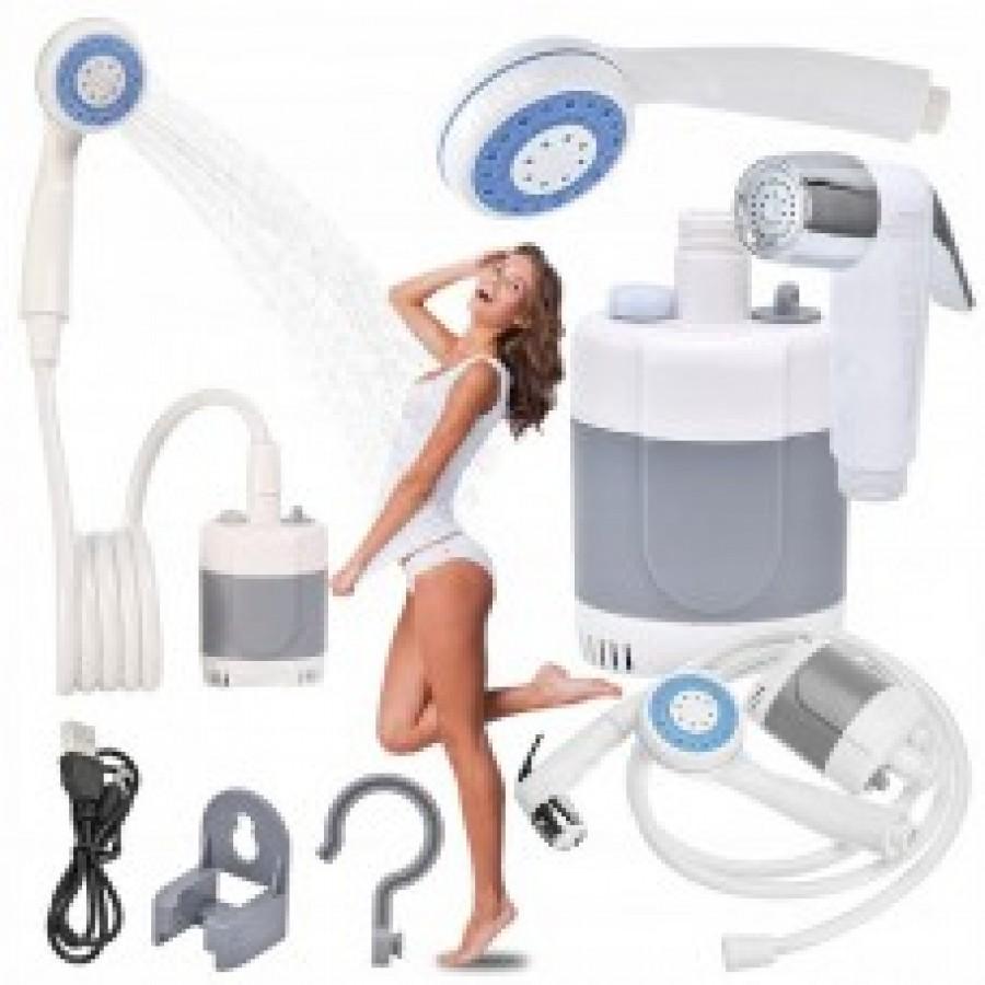 Туристичний душ Gotel Q16H Outdoor Shower, портативний, з насосом та насадками