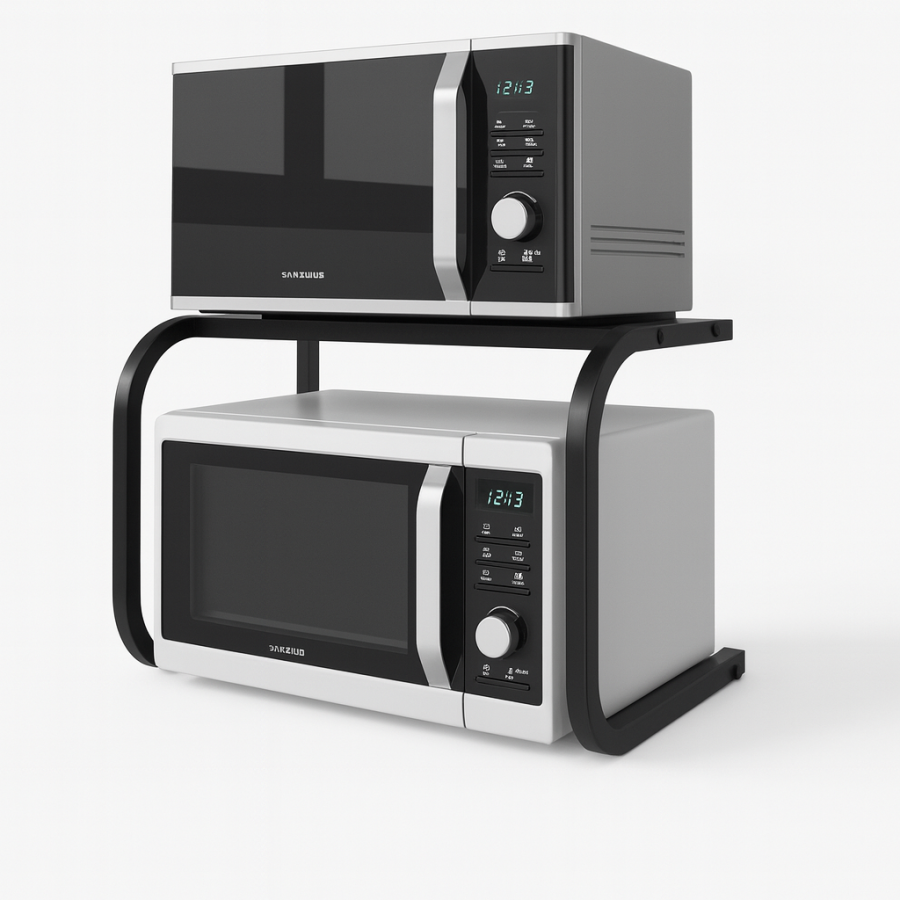 Кухонний стелаж-органайзер TAND-5 TM0019 для мікрохвильової печі, до 20 кг, металевий