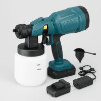 Акумуляторний фарбопульт 1000 мл | Професійний електричний розпилювач фарби