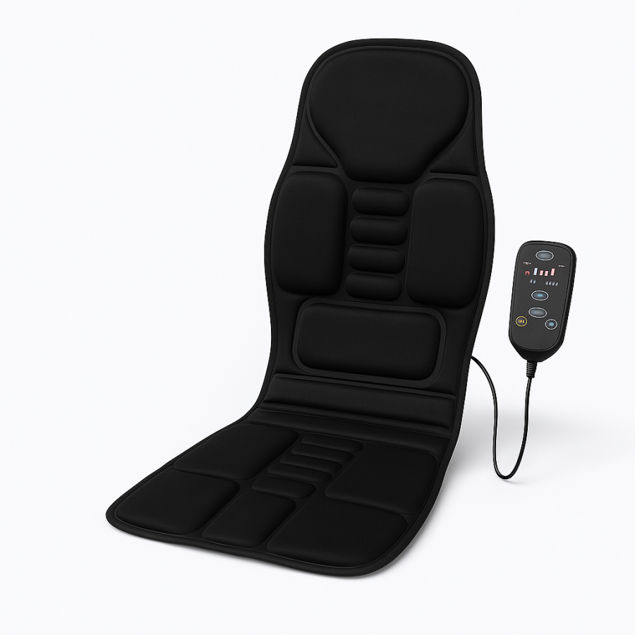 Масажна накидка на сидіння Seat Massager з підігрівом та пультом керування