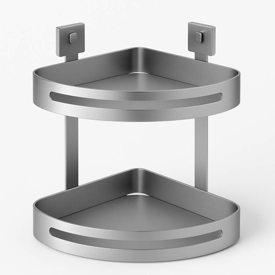 Настінний кутовий тримач Storage Shelf для косметики та аксесуарів