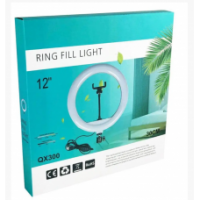 Кольцевая лампа Ring Fill Light QX-300 30 см с держателем для телефона и пультом