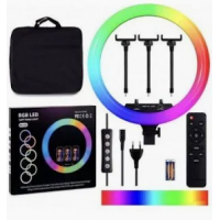 Кольцевая лампа MJ-18, 45 см с 3 держателем для телефона