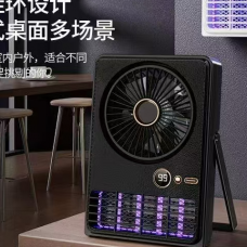 Портативний вентилятор XL-1414 з підсвічуванням та USB-живленням