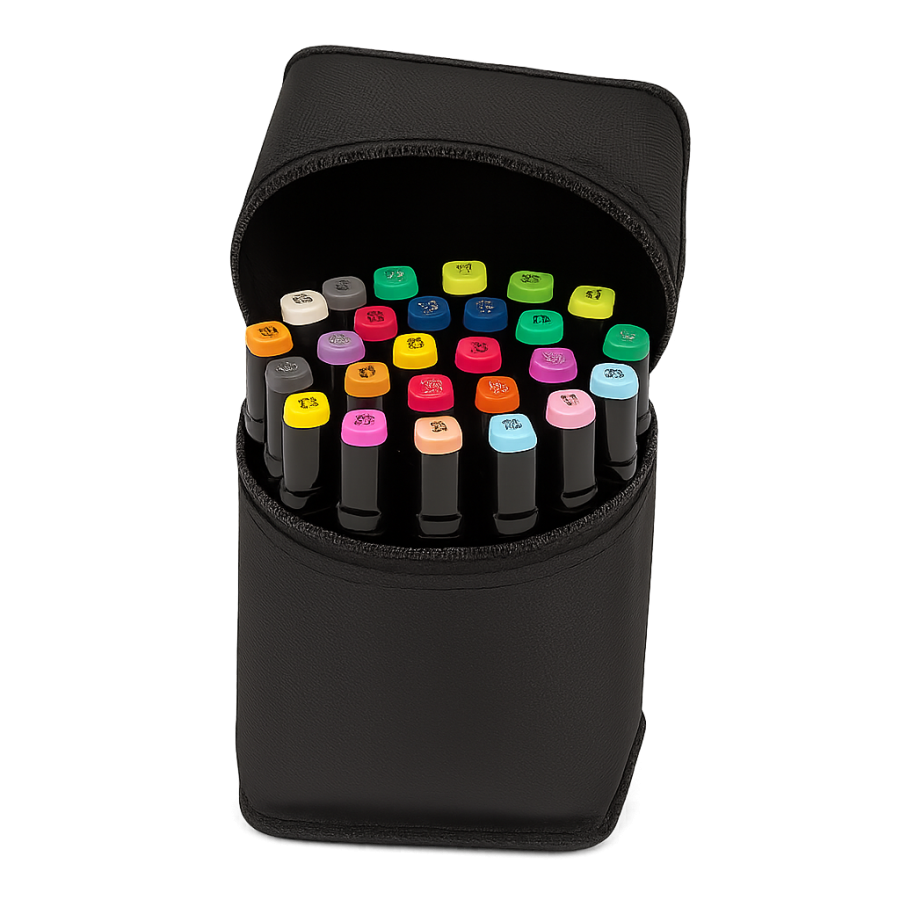 Набор маркеров Touch для скетчинга, 24 цвета в чехле