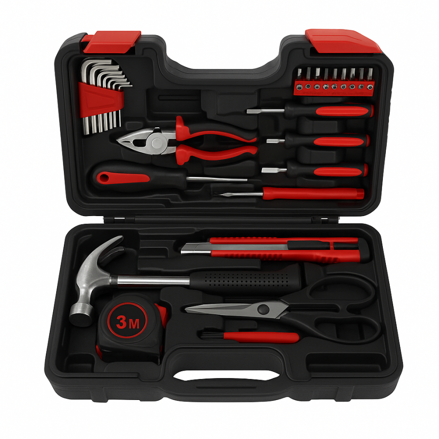 Набор инструментов 39 предметов в кейсе для дома и авто
