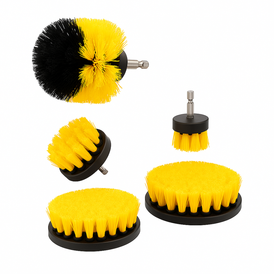 Набор щёток-насадок для дрели/шуруповёрта DS-019 (5 предметов)