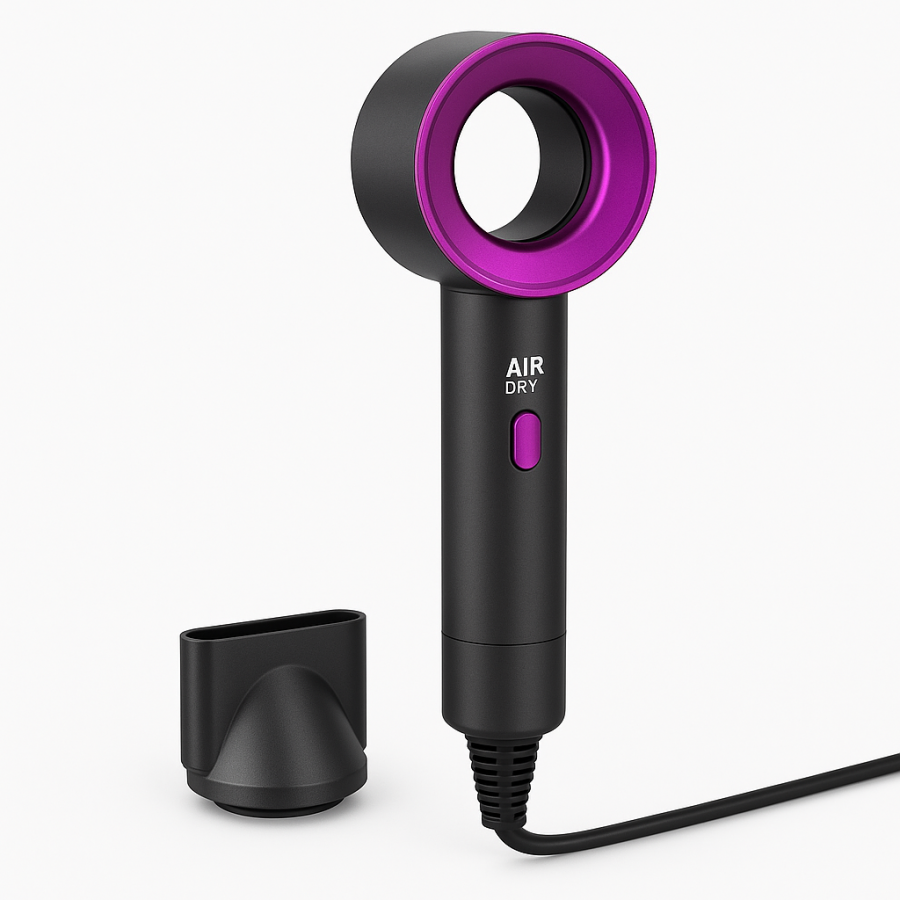 Фен-стайлер для волос AIR DRYER LY-335 — мощный беслопастной фен с насадкой