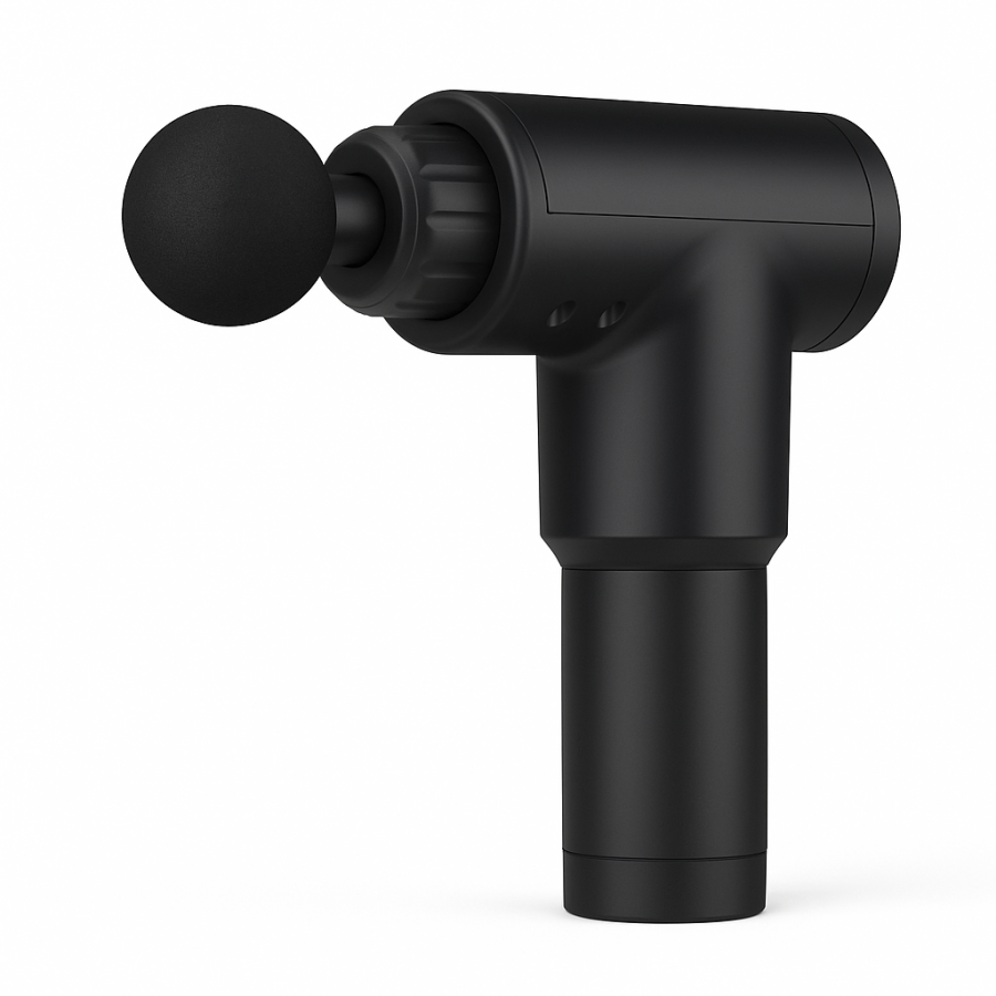 Масажер для м'язів Fascial Gun FH-320 - перкусійний масажер з USB зарядкою та 4 насадками