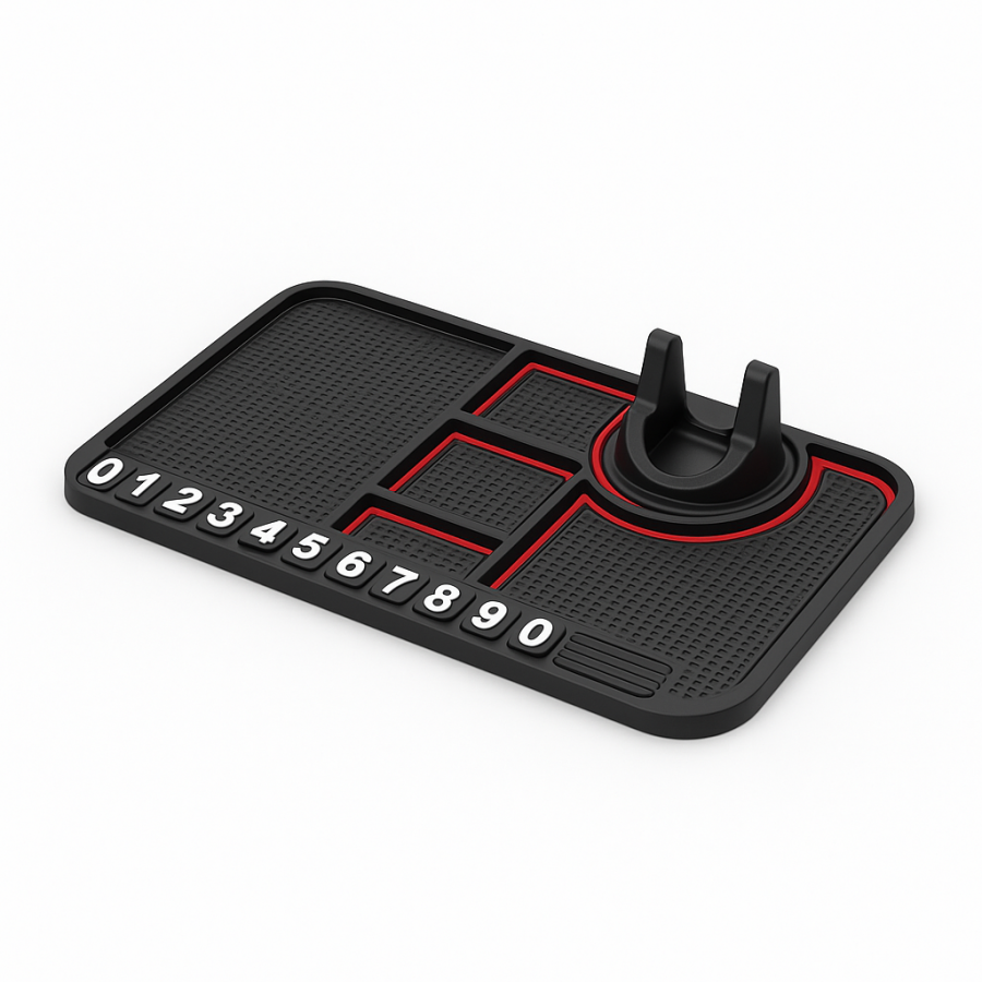 Автомобільний килимок HA-20 з тримачем телефону та органайзером.