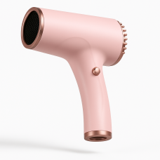 Фен акумуляторний WHD-01 (бездротовий, компактний, рожевий колір) 