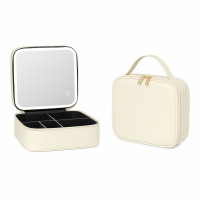 Сумка-органайзер для косметики с зеркалом и LED подсветкой (EVA, переносная косметичка)