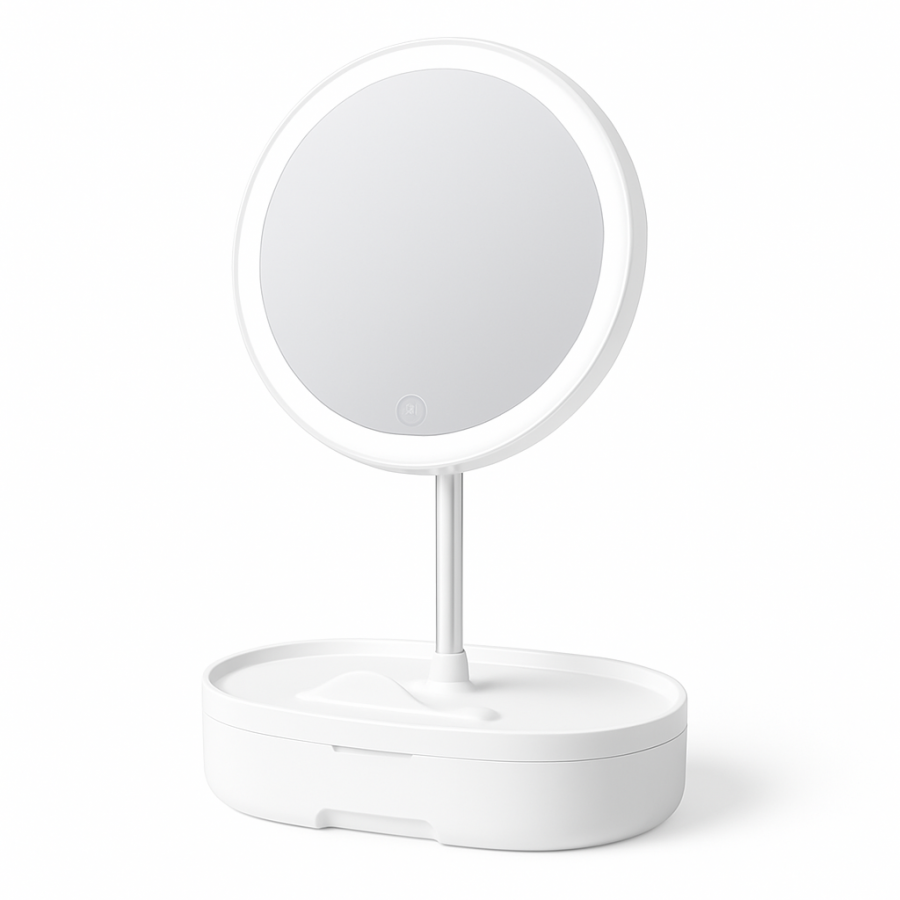 Зеркало с LED подсветкой XR-6606 (настольное косметическое зеркало)