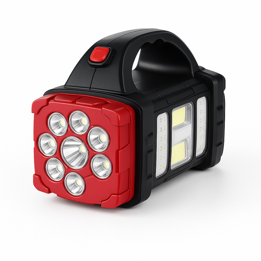 Багатофункціональний ліхтар Hurry Bolt HB-1678, 38W, із сонячною панеллю та USB зарядкою