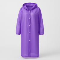 Дощовик подовжений, універсальний, з капюшоном, вініл