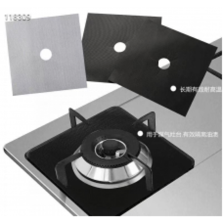 Жиронепроникний тефлоновий захист для газової плити LY-1031, чорний