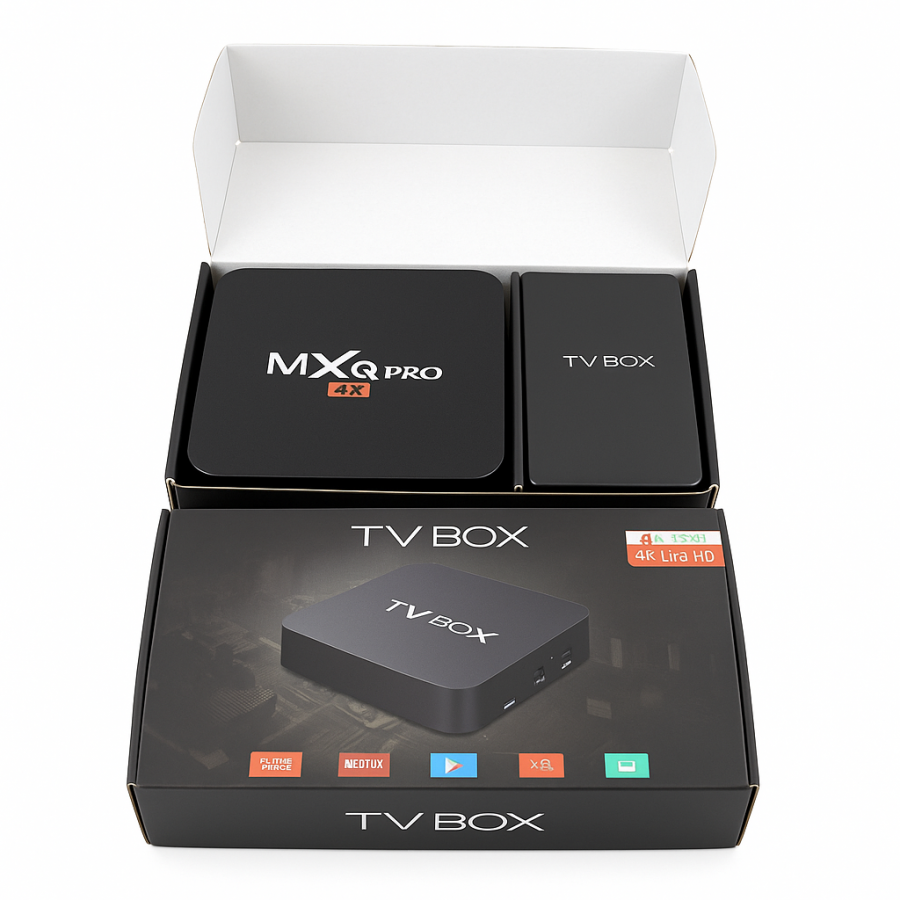 Смарт ТВ приставка MXQ Pro 4K Ultra HD (2 ГБ / 16 ГБ) - Android TV Box з Wi-Fi та HDMI